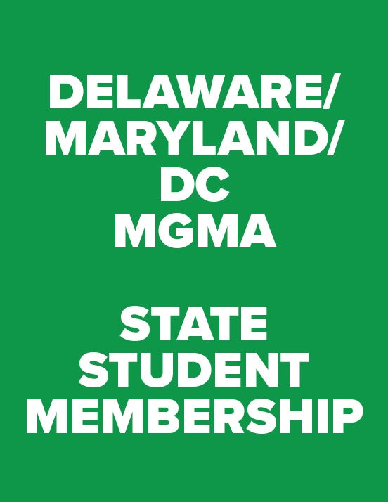 Delaware-Maryland-DC state MGMA student membership