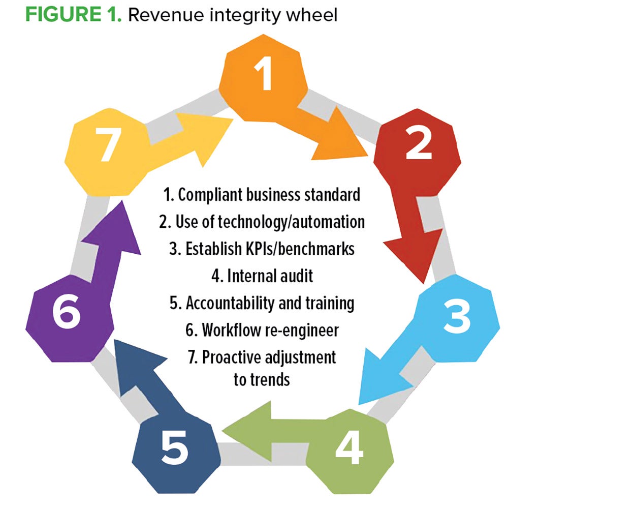 Figure 1. Revenue integrity wheel