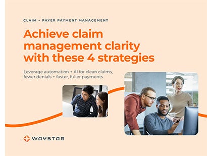 Waystar Claim + Payer Payment Management