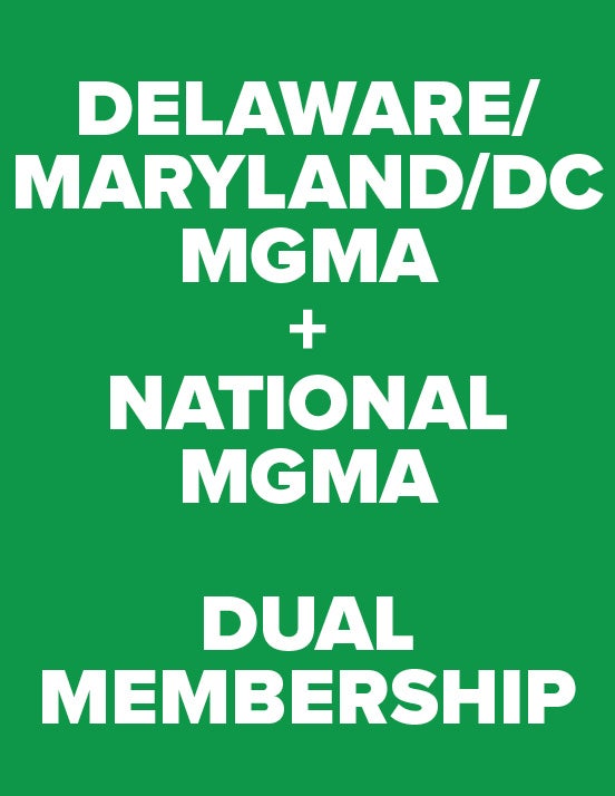 Dual state and national membership for Delaware/Maryland/DC